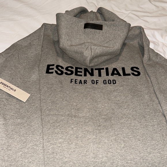 Essentials | Sweaters | Essentials Fear Of God Hoodie Grey | Poshmark